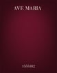 Ave Maria TTBB choral sheet music cover